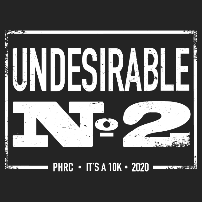 PHRC Undesirable No. 2 shirt design - zoomed
