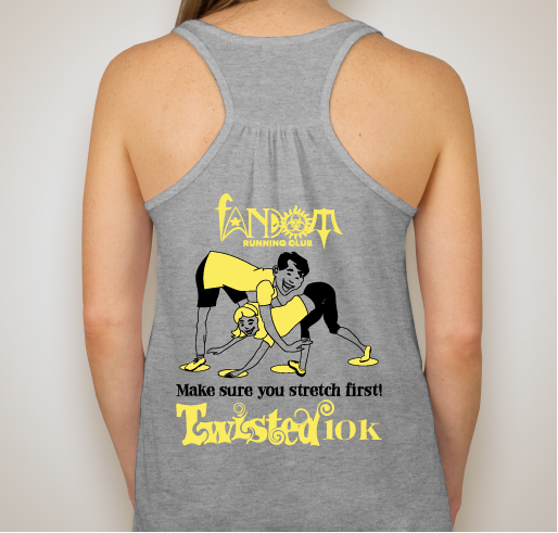 Twisted 10k Fundraiser - unisex shirt design - back