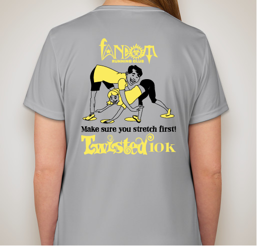 Twisted 10k Fundraiser - unisex shirt design - back