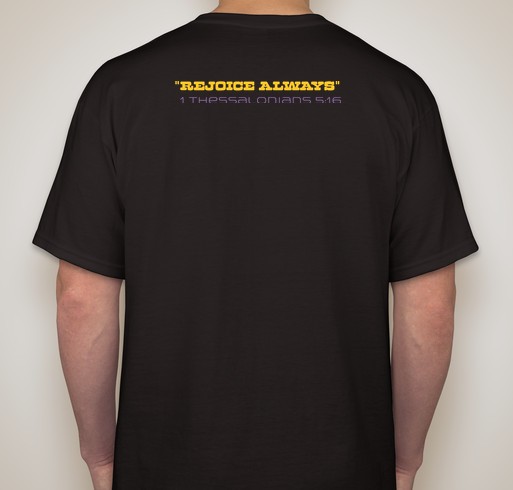 Walkers Warriors Fundraiser - unisex shirt design - back
