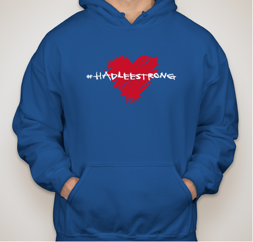 #HADLEESTRONG Fundraiser - unisex shirt design - front