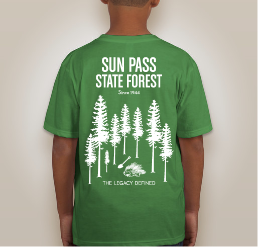 Klamath County Food Bank - Sun Pass State Forest Fundraiser - unisex shirt design - back