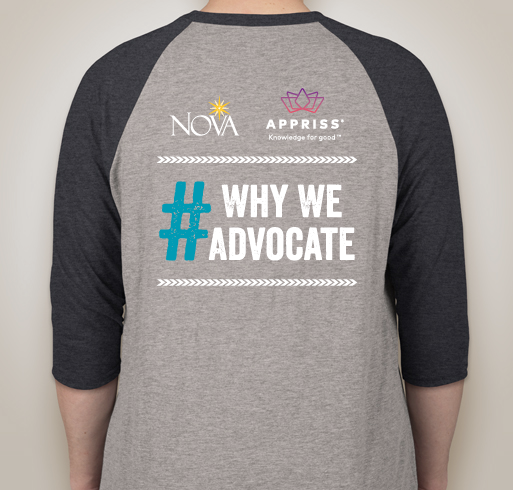 Hope in Action! NOVA2020 Fundraiser - unisex shirt design - back