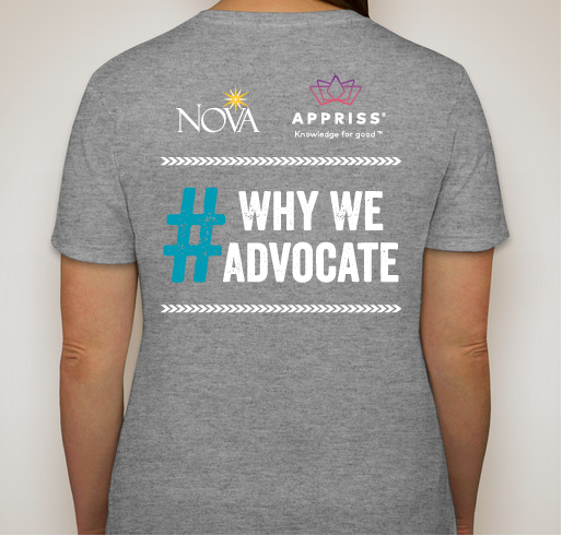 Hope in Action! NOVA2020 Fundraiser - unisex shirt design - back