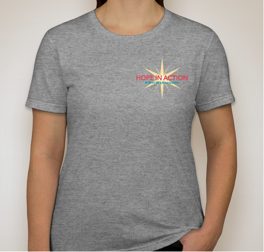 Hope in Action! NOVA2020 Fundraiser - unisex shirt design - front