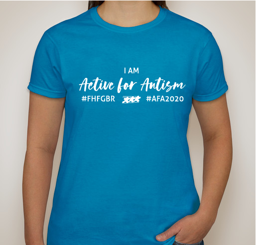 Active for Autism 2020 Fundraiser - unisex shirt design - front