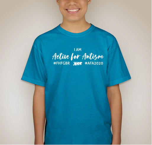 Active for Autism 2020 shirt design - zoomed