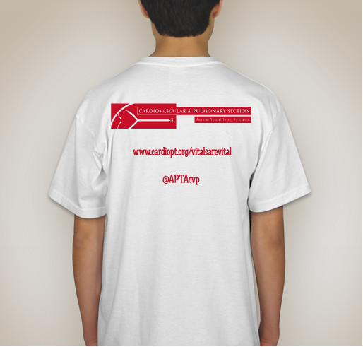 #VitalsAreVITAL Fundraiser - unisex shirt design - back