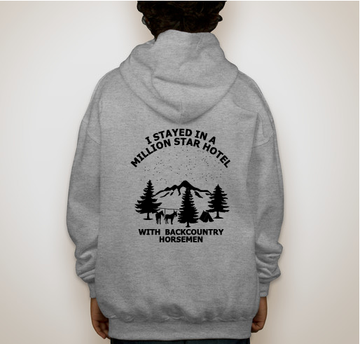 Backcountry Horsemen of California Fundraiser Fundraiser - unisex shirt design - back