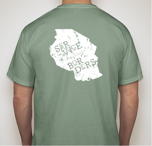 Service Without Borders Tanzania Project 2020 Fundraiser - unisex shirt design - back