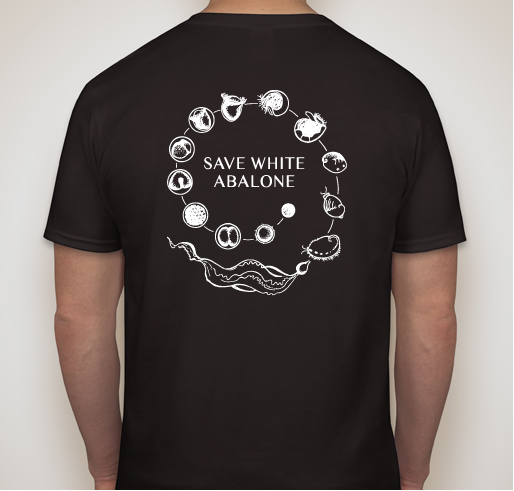 Save White Abalone Fundraiser - unisex shirt design - back