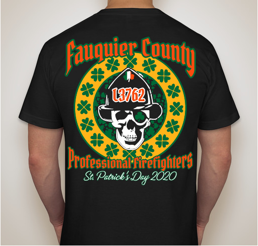 Fauquier County Professionals - 2020 St. Patrick's Day Shirt Fundraiser - unisex shirt design - back