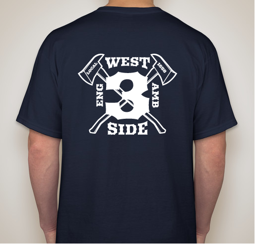 Colleen Ritzer Fundraiser - Andover Firefighters Local 1658 5K Team Fundraiser - unisex shirt design - back