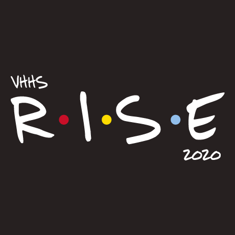 VHHS RISE T-SHIRTS shirt design - zoomed