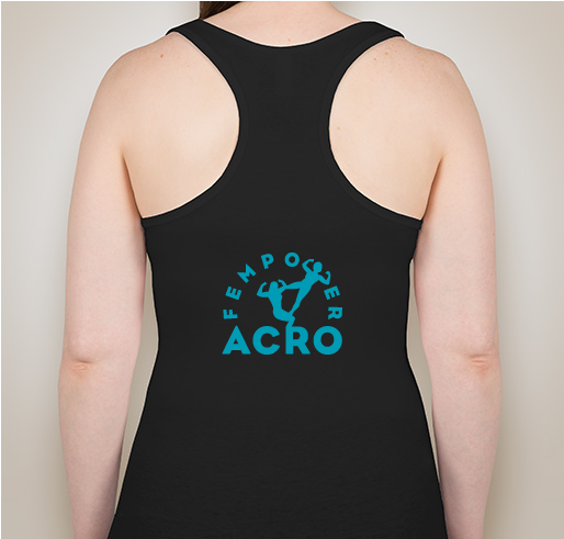 FemPower Acro - Flex Fly Flourish Tank Tops Fundraiser - unisex shirt design - back