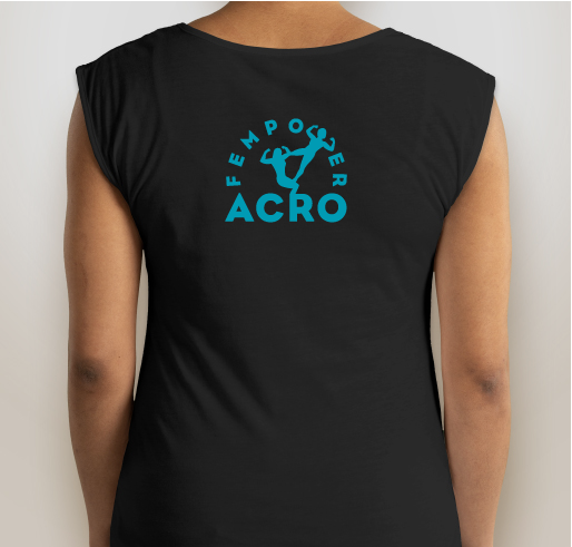 FemPower Acro - Flex Fly Flourish Tank Tops Fundraiser - unisex shirt design - back