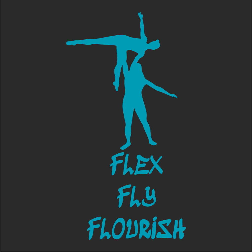FemPower Acro - Flex Fly Flourish Tank Tops shirt design - zoomed