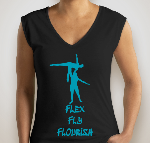 FemPower Acro - Flex Fly Flourish Tank Tops Fundraiser - unisex shirt design - front