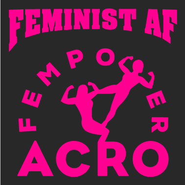 FemPower Acro Feminist AF Tank Tops shirt design - zoomed