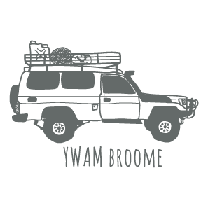 YWAM Broome Vehicle Fundraiser shirt design - zoomed