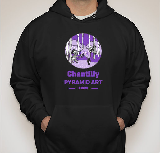 Chantilly Pyramid Art Show Fundraiser - unisex shirt design - front