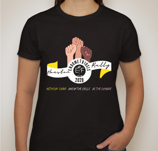 Official Houston Endometriosis Rally Shirt Fundraiser - unisex shirt design - front