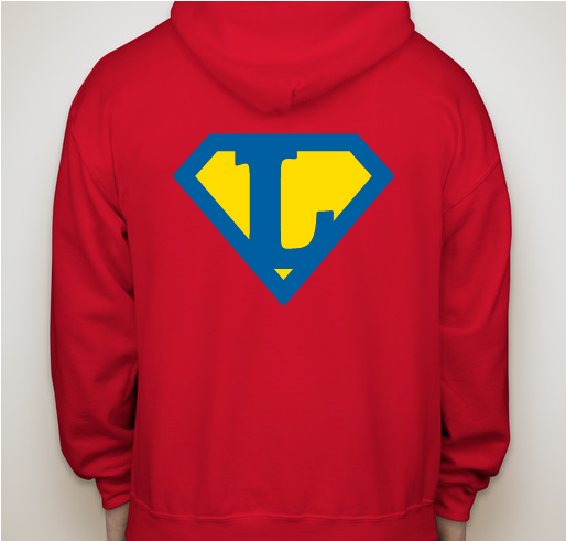 Leeway School: Be a Leeway School Super Hero Fundraiser - unisex shirt design - back