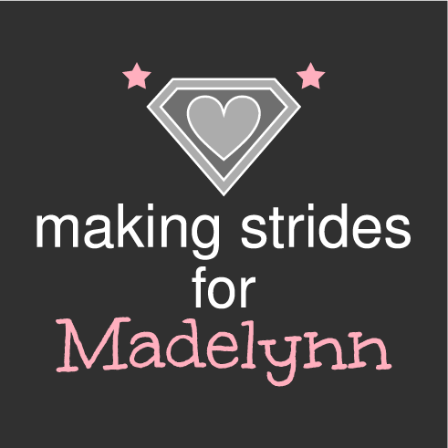 Making Strides for Madelynn 2020 shirt design - zoomed
