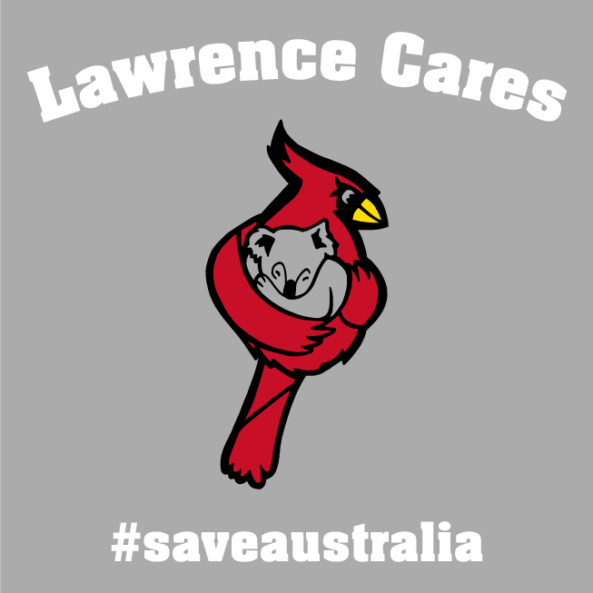 Lawrence cares shirt design - zoomed