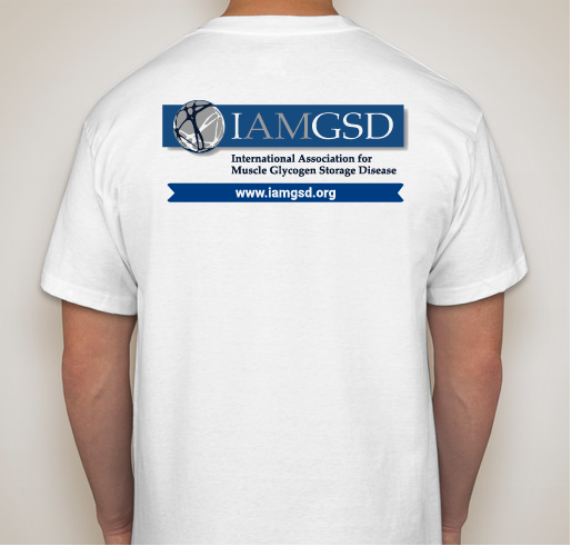 IamGSD branded clothing Fundraiser - unisex shirt design - back