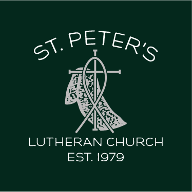 St. Peter's Lutheran Church shirt design - zoomed