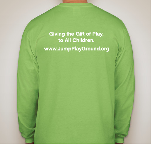Wear your JUMP! support in style Fundraiser - unisex shirt design - back