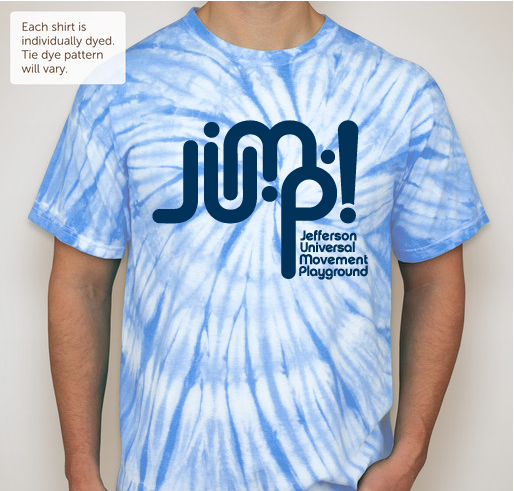 Wear your JUMP! support in style Fundraiser - unisex shirt design - front