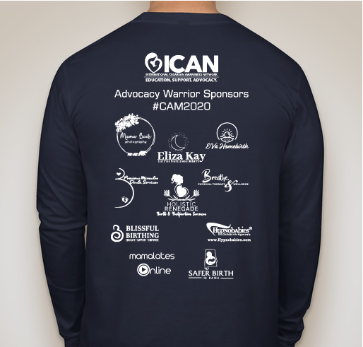 CAM2020 T-shirt Fundraiser Fundraiser - unisex shirt design - back