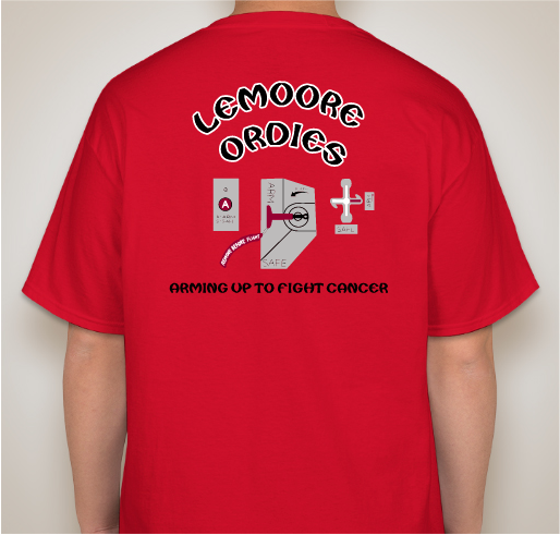 Relay For Life Lemoore Ordies Fundraiser - unisex shirt design - back