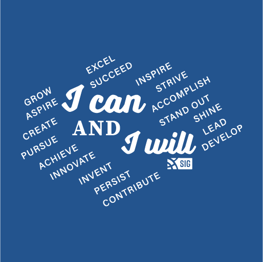 Personal Power: I can and I will! - Support Gifted Education shirt design - zoomed