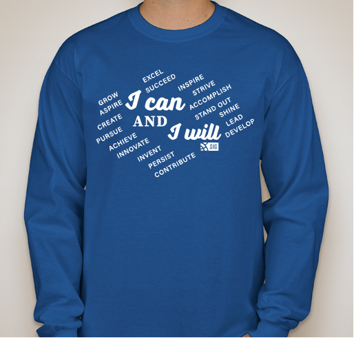 Personal Power: I can and I will! - Support Gifted Education Fundraiser - unisex shirt design - front