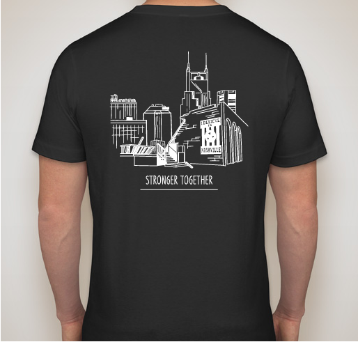 Stronger Together - Middle TN Disaster Relief Fundraiser - unisex shirt design - back