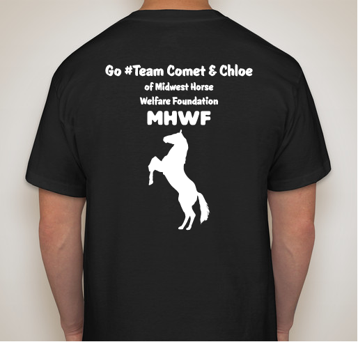 #TeamMHWF Supporting Comet and Chloe Fundraiser - unisex shirt design - back