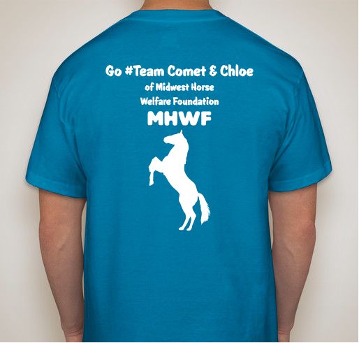 #TeamMHWF Supporting Comet and Chloe Fundraiser - unisex shirt design - back