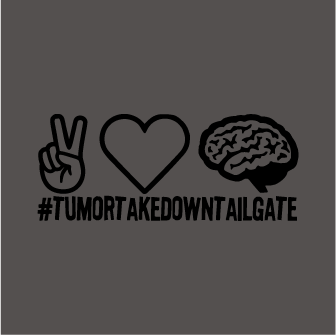 #TumorTakedownTailgate shirt design - zoomed