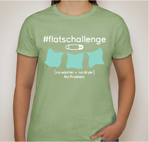 Flats and Handwashing Challenge Fundraising Tee Fundraiser - unisex shirt design - small