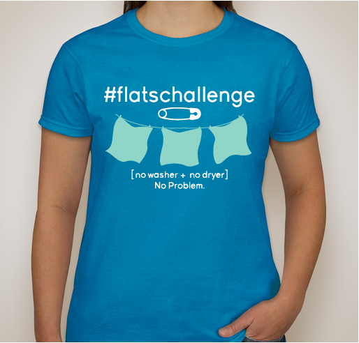 Flats and Handwashing Challenge Fundraising Tee Fundraiser - unisex shirt design - front