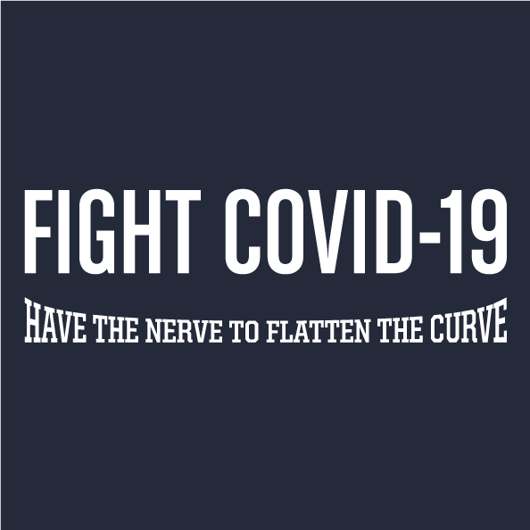 Fight COVID-19 Flatten The Curve Fundraiser shirt design - zoomed