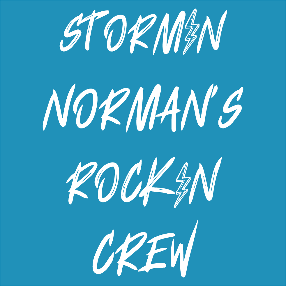 Stormin Norman's Rockin Crew shirt design - zoomed