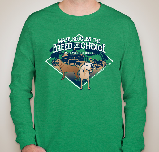 Make Rescues The Breed Of Choice Fundraiser - unisex shirt design - small