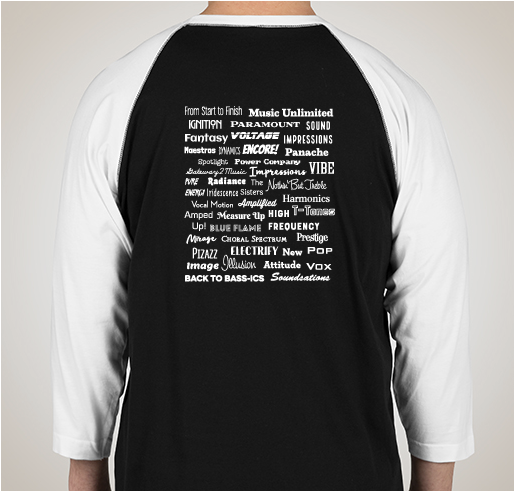NE Show Choir Competition Support Fund Fundraiser - unisex shirt design - back