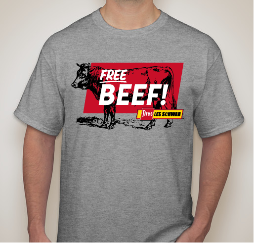 Les Schwab Brings Back Free Beef for the Oregon Food Bank Fundraiser - unisex shirt design - front