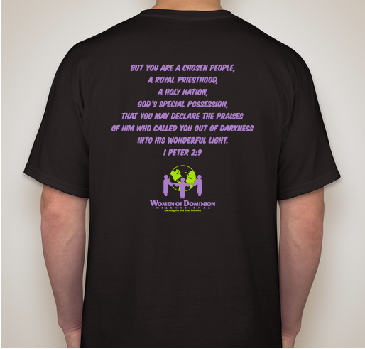 Girls Let's Talk (GLT) Fundraiser Fundraiser - unisex shirt design - back
