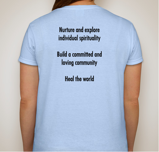 UUCR T shirt Fundraiser - unisex shirt design - back